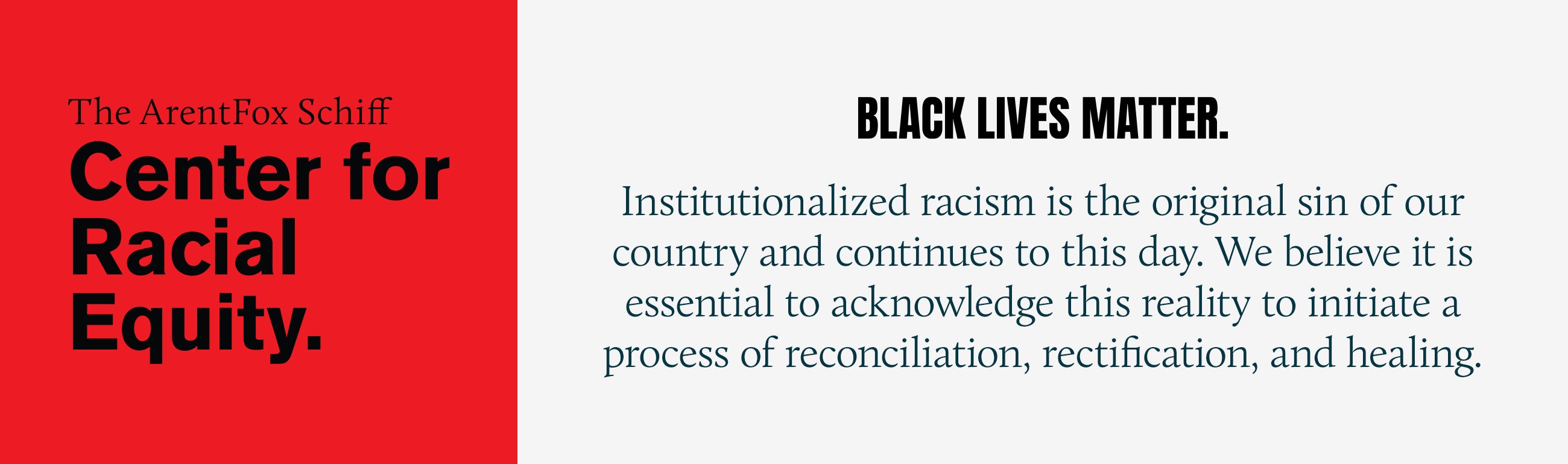 Black Lives Matter.